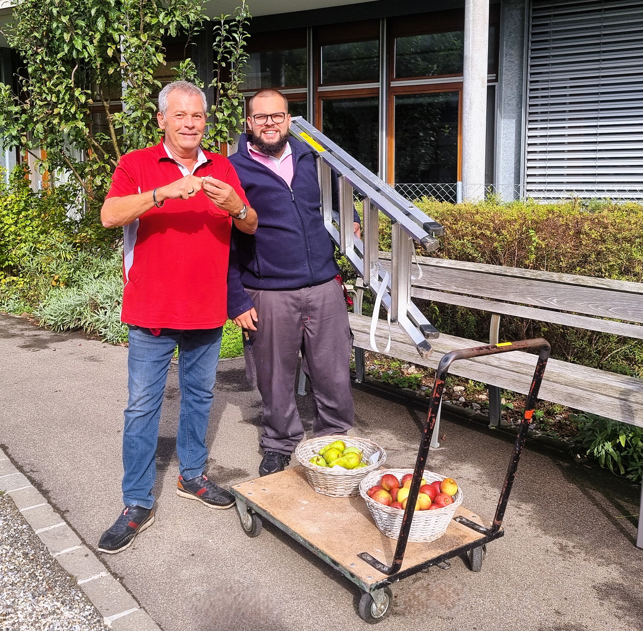 Herbstzeit ist Erntezeit im Platten Garten